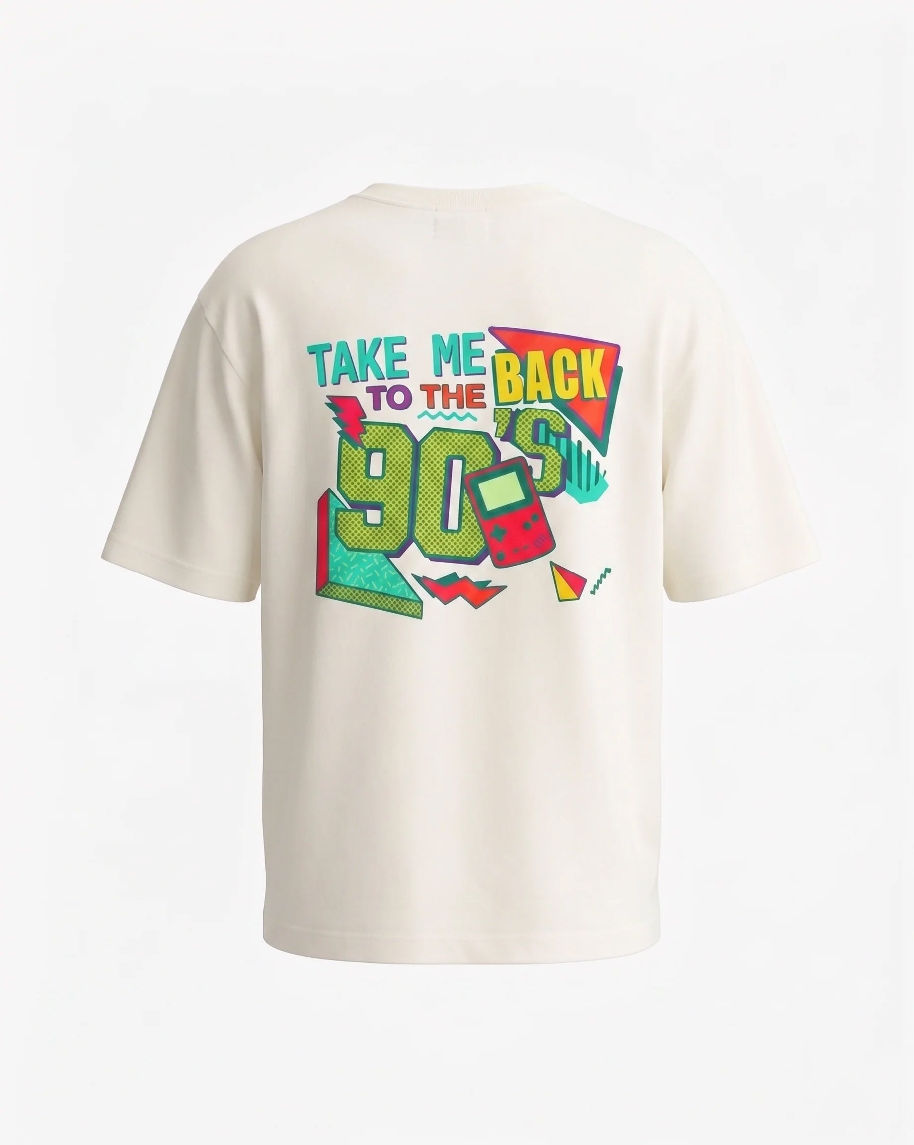 GRPHX 90's Kid tee product back view – nostalgia graphic print