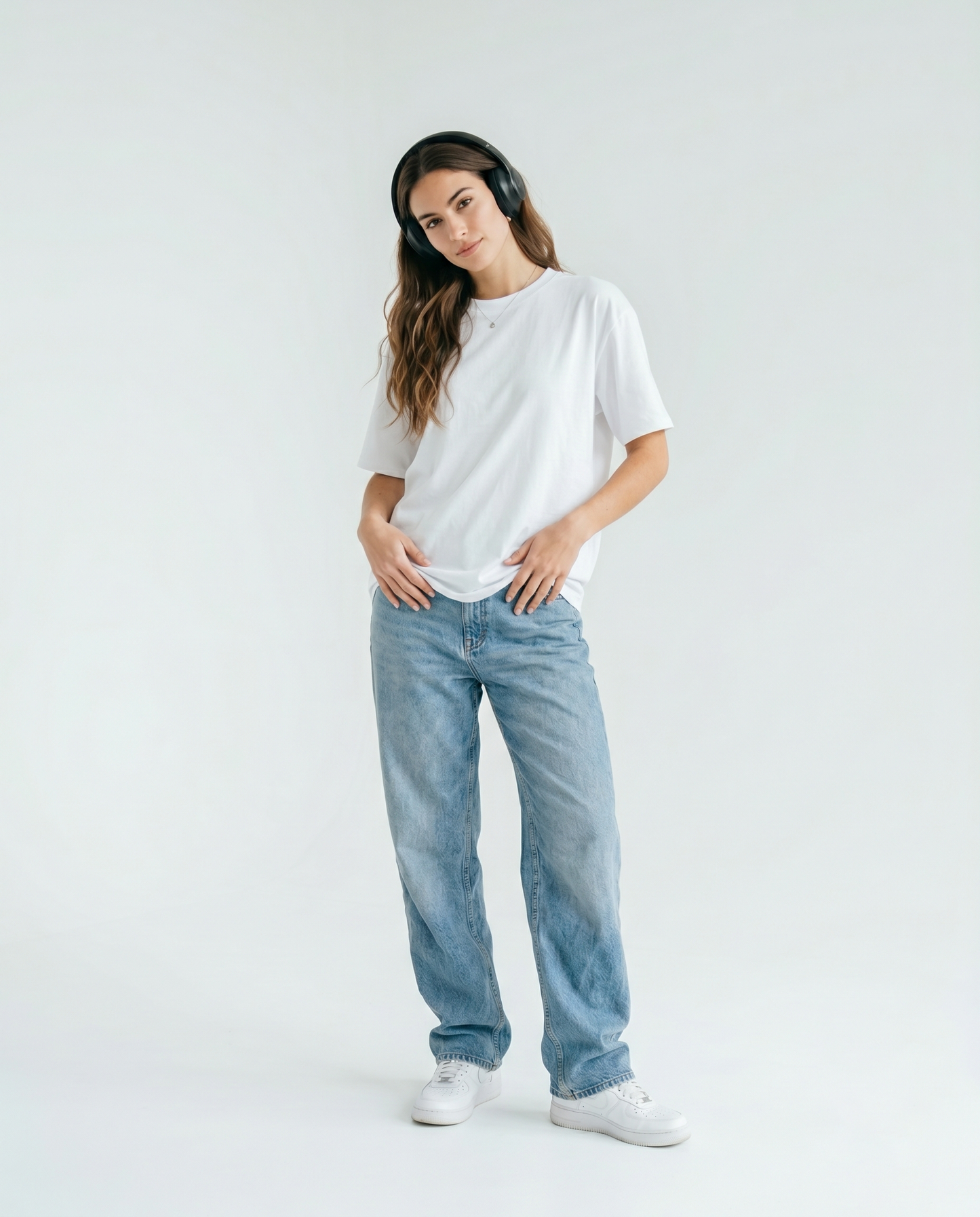 GRPHX Premium Heavyweight Oversized Cotton T-Shirt – 240 GSM front view