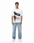 Peace Begins Where Love Is Stronger Than Power – Oversized Graphic T-Shirt | Unisex Premium Cotton