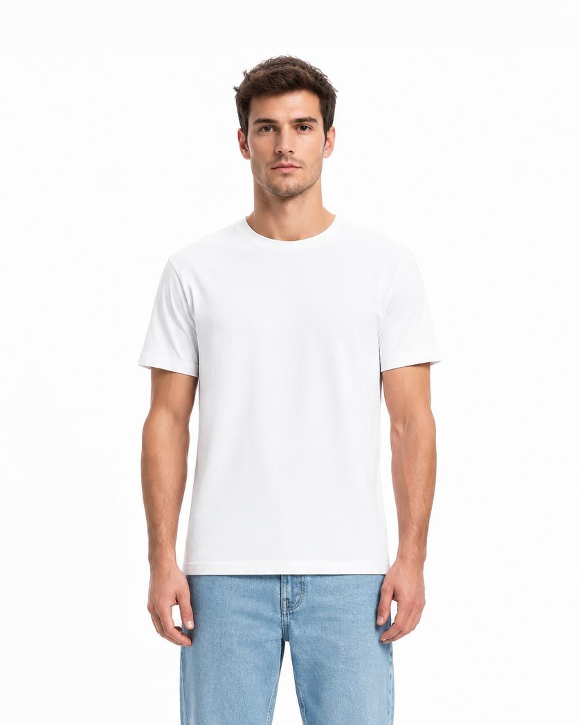 Told Myself to Stop Drinking – Back Graphic White Regular-Fit T-Shirt