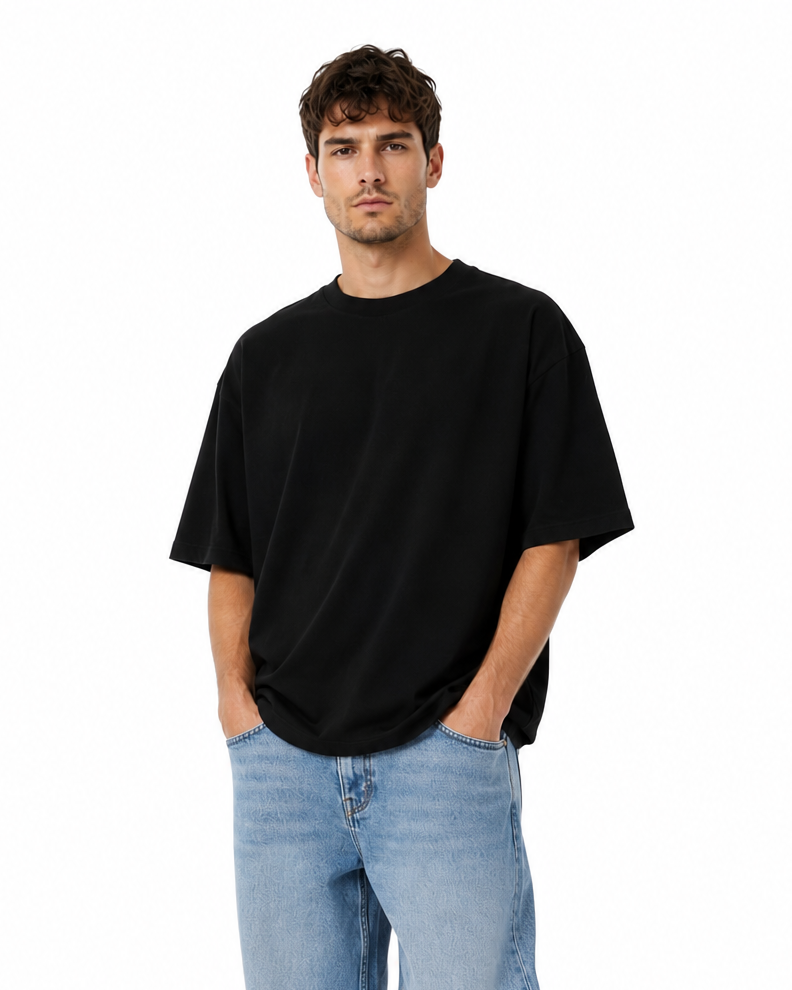 Don't Be Racist. Hate Everyone Equally. – Oversized Graphic T-Shirt | Premium Heavyweight Cotton (Unisex)