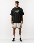 CHAOS "The Game" Heavyweight Terry Tee – Black