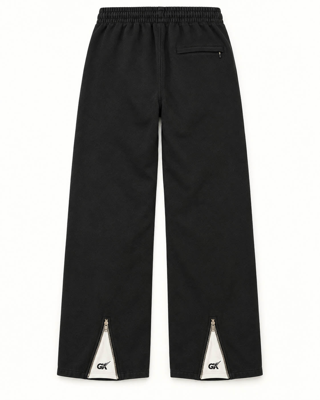 Minimal Black Relaxed Fit Track Pants