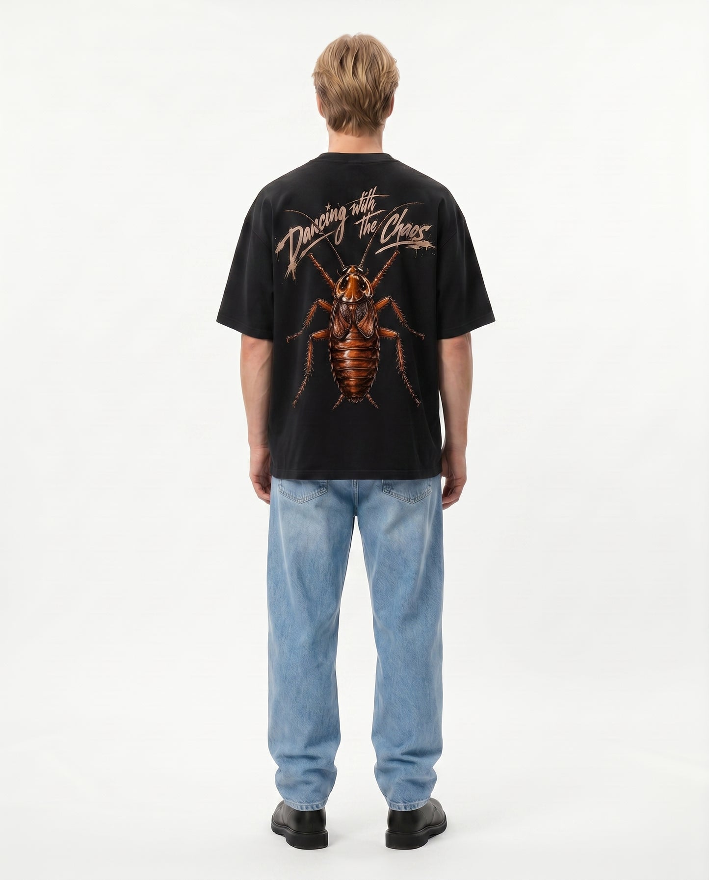 GRPHX Graphic Boxy T-Shirt – "Dancing with Chaos" Edition