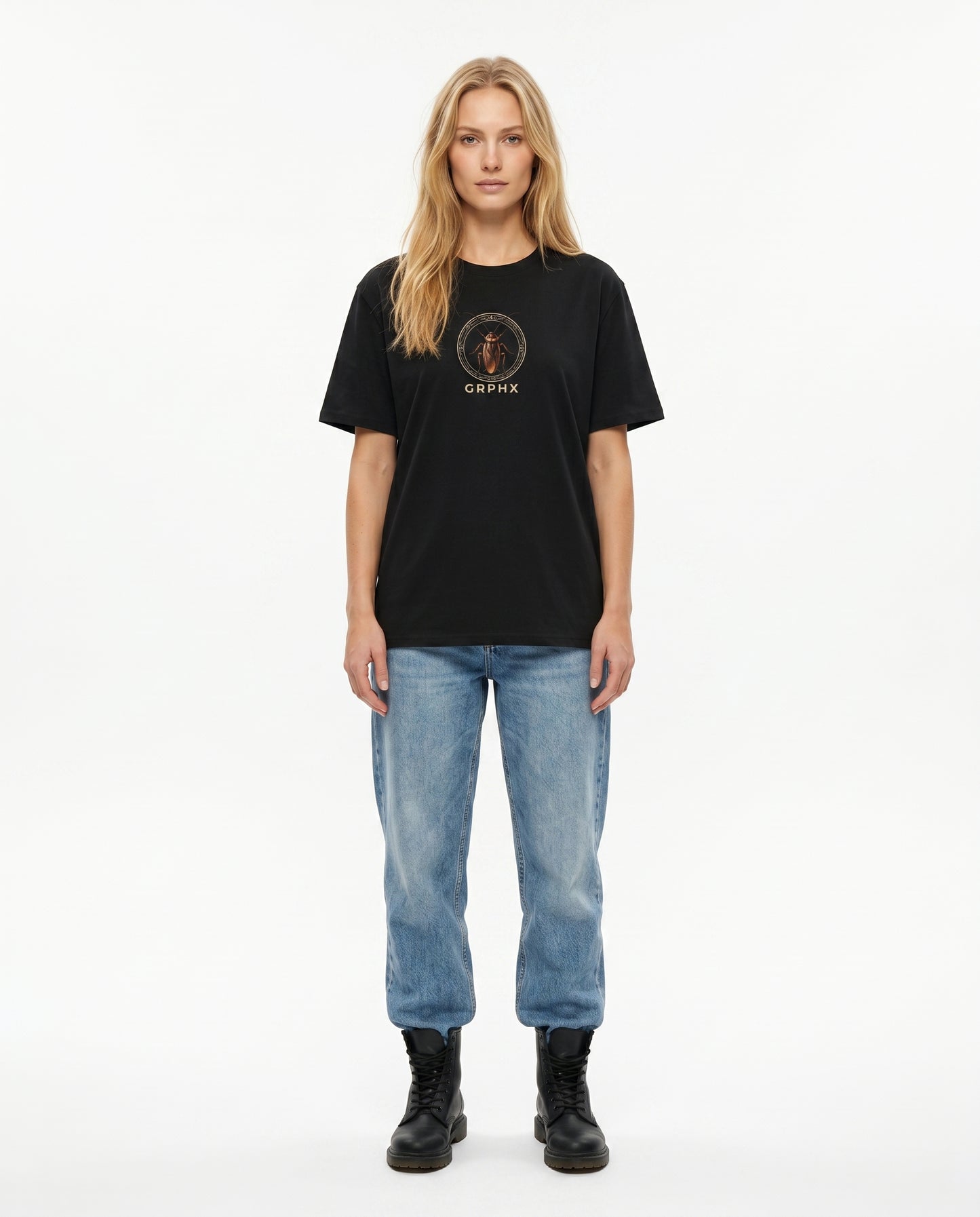 GRPHX Graphic Boxy T-Shirt – "Dancing with Chaos" Edition
